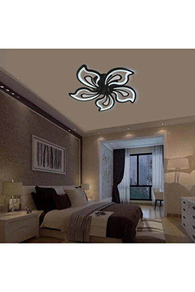Alista Home LED Chandelier with Remote Control GLORIOSA 150 W, 5 Petals, Cold/Warm/Neutral Light, Dimmable, Black