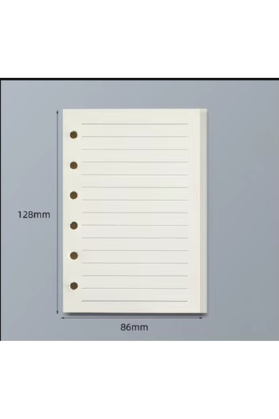 Choice A7 line0A 45 ورقة A5 A6 A7 دفتر ملاحظات ذو أوراق فضفاضة معاد تعبئته مل...