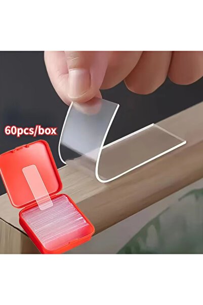 Choice 60 قطعة/المجموعة/مجموعة شريط لاصق مزدوج الجوانب متعدد الوظائف مقاوم للماء وقابل للإزالة وقابل لإعادة الاستخدام...