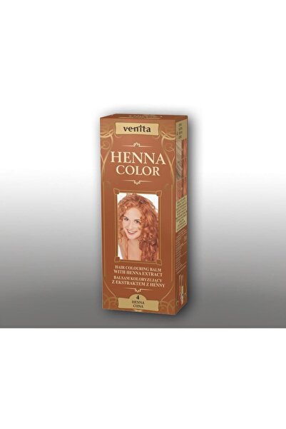 Henna Sonia Vopsea Henna, Venita, Nuanța 004, Fără Amoniac, 75 ml, Roșu-Aprins