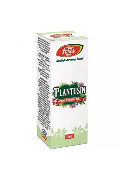 Fares Spray pentru gat Plantusin, 20ml, Laboratoarele Orastie