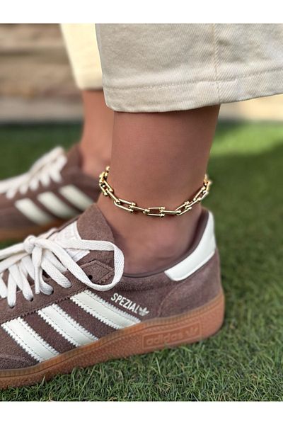 İNN JEWELLERY Steel Anklet Bracelet Anti-Tarnish Antiallergic Figured (2 Years Importer Warranty)