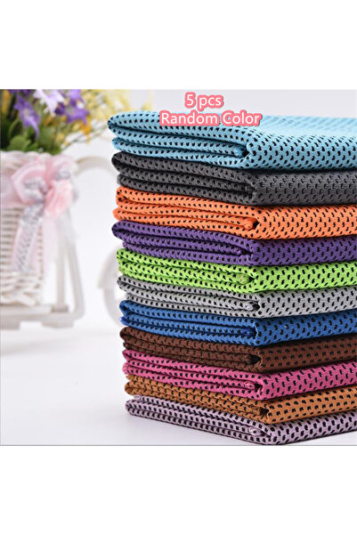 Choice 5 قطع من 1 إلى 10 قطع مناشف تبريد من الألياف الدقيقة لتخفيف فوري، لفافة تبريد للرقبة، خرق باردة جدًا S