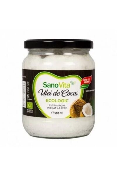 Sano Vita Extra Virgin Coconut Oil 500ml - -Bio - SANOVITA