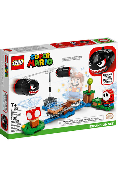 LEGO Super Mario Boomer Bill Dam Fire Set de construcție cu aventură suplimen...
