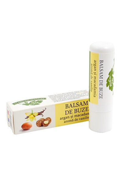 ManiPOS Balsam de buze cu argan, ulei de macadamia și parfum de vanilie 4,8 g