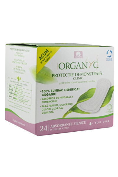 Pronat Thin Daily Pantyliners Organyc with Cotton, 24 Pieces