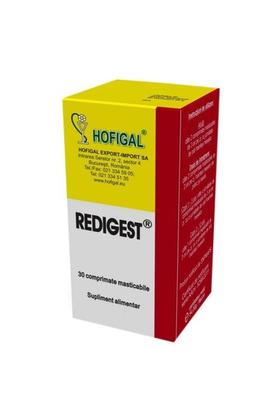 Hofigal Redigest Dietary Supplement, Hofigal, 30 Tablets