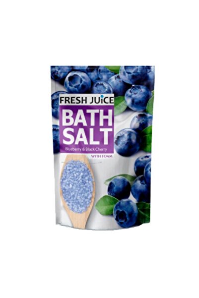 Fresh Juice Sare de baie spumantă, suc proaspăt, afine și cireșe negre, 500g