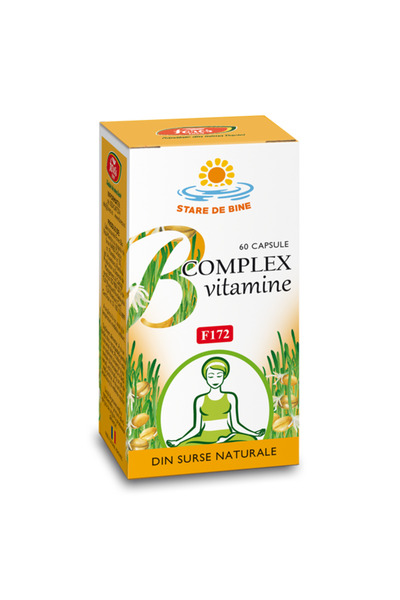 Fares Supliment alimentar cu complex de vitamine B, 60 capsule