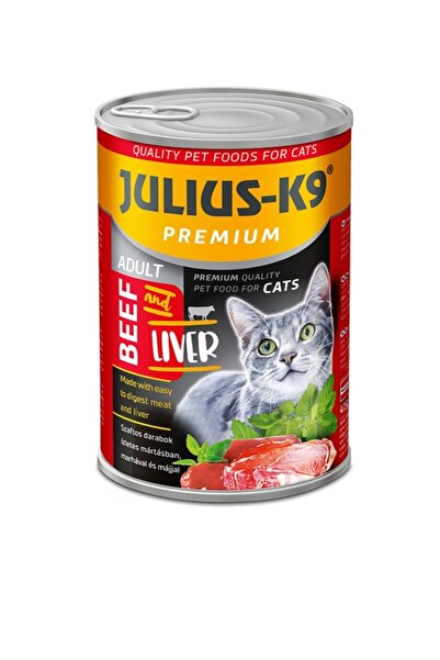 Julius K9 Julius K 9 Cat - Hrană umedă Super-Premium - Vită și ficat - 415 g