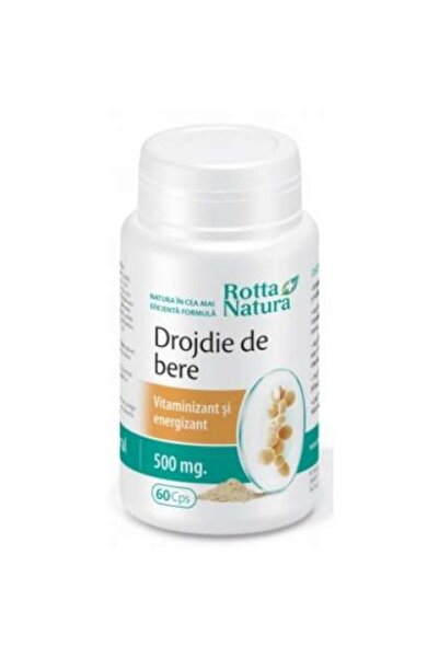 Rotta Natura Drojdie de bere 500mg, Rotta Natura, 60 capsule