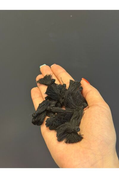 Gönülden Tasarım SET 25 BUCĂȚI DE CIUCURI NEGRI