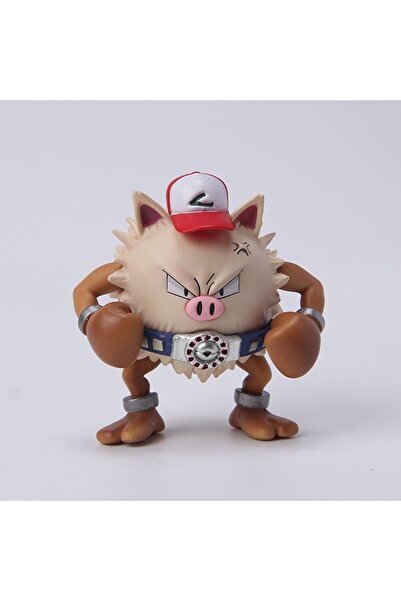 BANDAI Primeape 5 سنتيمتر أنيمي البوكيمون الشكل Primeape عمل أرقام بولي كلوريد الفينيل تمثال سطح المكتب زخرفة جمع الوضع