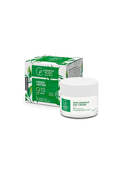 Cosmetic Plant Cremă de zi antirid cu coenzimă Q10 și ceai verde 50 ml