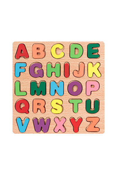 Choice1 NB1175C1-Capital Kids أبجدي حسابي أرقام أشكال هندسية أحجية خشبية مونتيسوري بريسكو