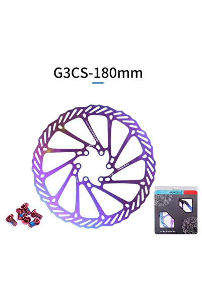 Choice G3-180mm-Rainbow 1pc MTB Bike Disc Brake Rotor G3/HS1 160mm 180mm 203m...