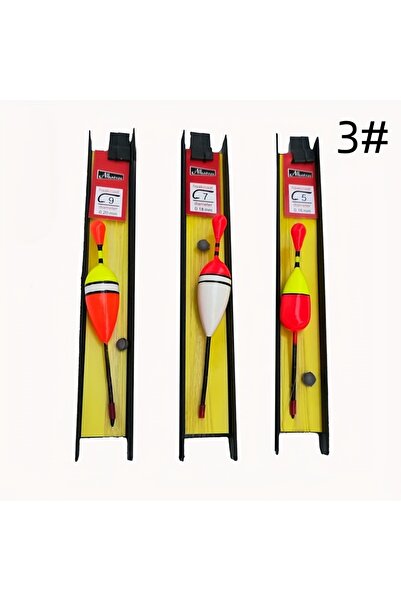 Choice مجموعة من 3 عوامات صيد مناسبة للمبتدئين - طُعم صيد للمياه الضحلة مع عو...