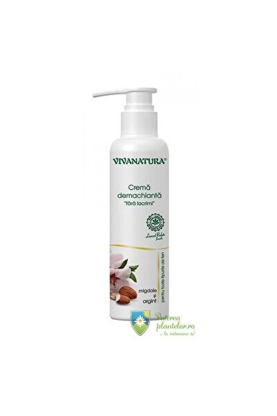 Vivanatura Cremă de curățare, VIVANATURA, Argint coloidal și migdale, 145 ml