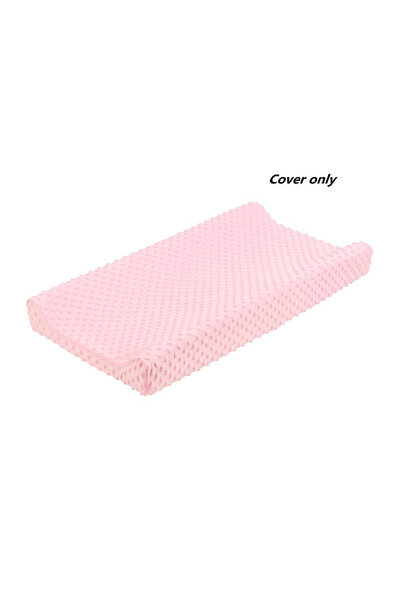 Choice غطاء وسادة تغيير حفاضات الأطفال من مينكي دوت باللون الوردي، ملاءة طاولة تغيير الحفاضات فائقة النعومة للأولاد والبنات