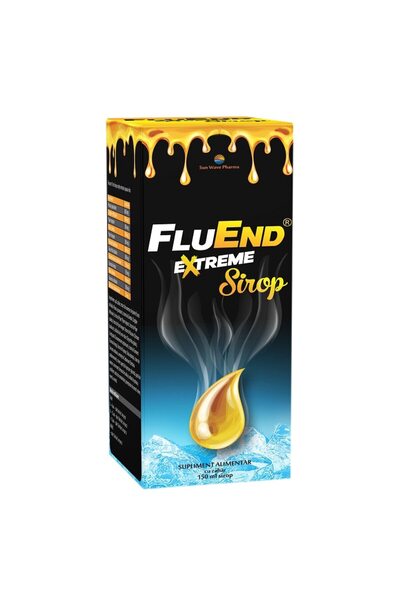 SUN WAVE PHARMA Sirop FluEnd Extreme Sun Wave Pharma, 150 ml