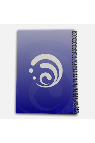 Define Moyas Genshin Impact Mualani Unlined A4 School Notebook 72 Sheets Model 1