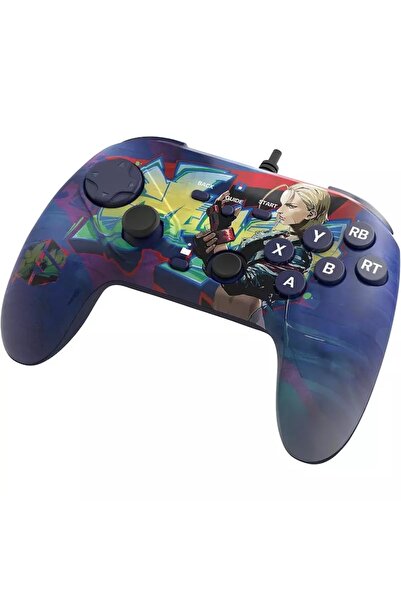 Hori Controller cu fir, Fighting Commander Octa, PC (Windows), Street Fighter 6 - Cammy, USB, Multic
