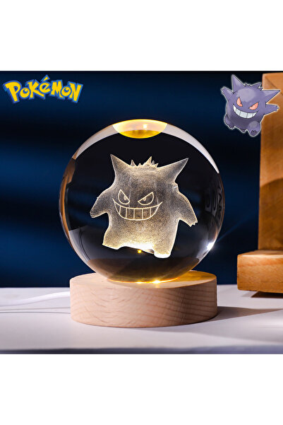 Choice18 Gengar Pokemon 3D Crystal Ball Figure Toys Blastoise Scyther Garchom...