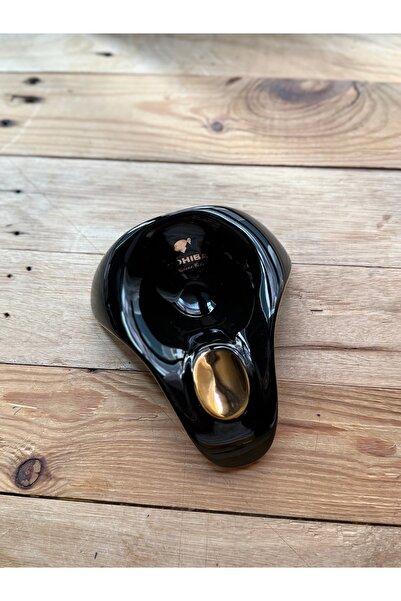 COHİBA Puro Küllüğü Küçük Boy Siyah Tek Puro Oluklu