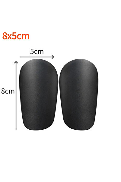 Choice 10 Pairs Black 8x5cm 1-10Pairs Shin Pads Wear-resistant Shock Absorbing Mini Soccer Leg Protector Fo