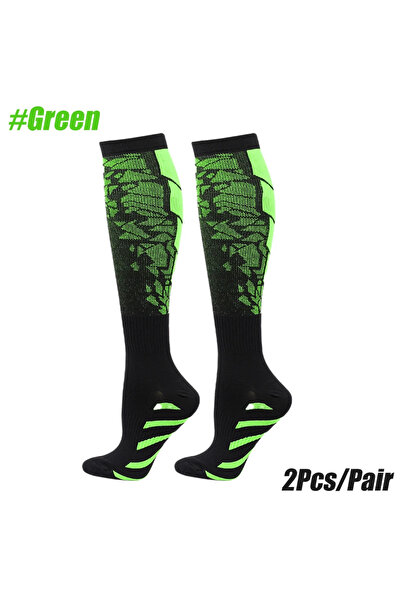 Choice جوارب ضغط خضراء مقاس S-M، زوج واحد، جوارب تمريض طبية من النايلون، جوار...