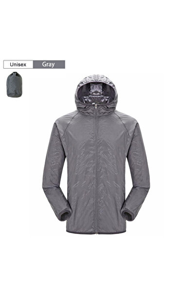 Choice XXXL Unisex Gray JNLN Men Women Hiking Jacket Waterproof Quick Dry Cam...