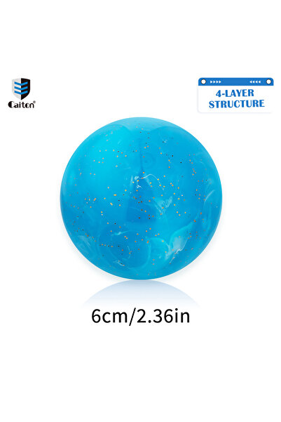 Choice كرة جولف كايتون بارك زرقاء، ٦٠ مم - تصميم فني انسيابي (أحمر/أزرق/أخضر) | قلب متين من أربع طبقات، مناسب لكوريا