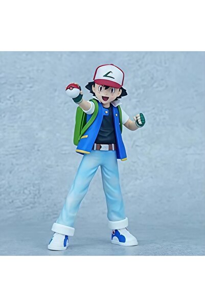 BANDAI no box 13cm Anime Pokemon Ash Ketchum Figure Pokemon Action Figures Pvc Collection Model Toys Gifts