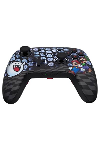 Powera Βελτιωμένο ασύρματο χειριστήριο για Nintendo Switch, σχεδιασμός Lumectra RGB Ghost, εργονομικό