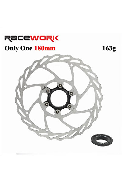 Choice 180mm RACEWORK RS6 Center Lock Brake Disc Rotor Strong Heat Dissipatio...