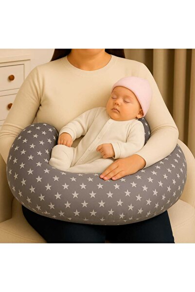 UMEL HOME وسادة الرضاعة الطبيعية / وسادة دعم الطفل، وسادة الحمل، نمط نجمة من ...