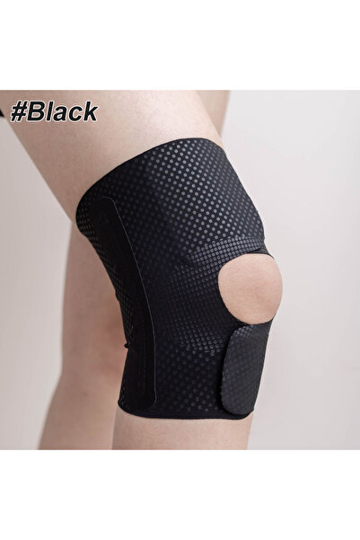 Choice م (34-44 سم) قطعة واحدة سوداء دعامة الركبة، دعامة كم ضاغط مع مثبتات جا...