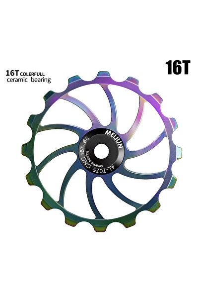 Choice عجلة جوكي خلفية للدراجات الجبلية مقاس 16T، بكرة محمل سيراميك 11-18T AL7075 CNC للدراجات على الطرق