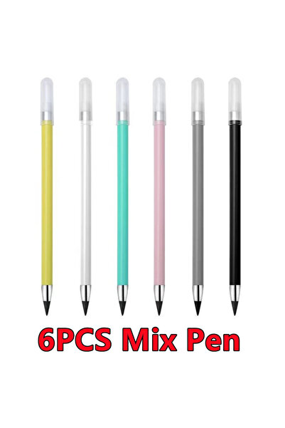 Choice مجموعة أقلام B-6PCS قلم رصاص جديد من Infinity قلم رصاص دائم بدون حبر ق...