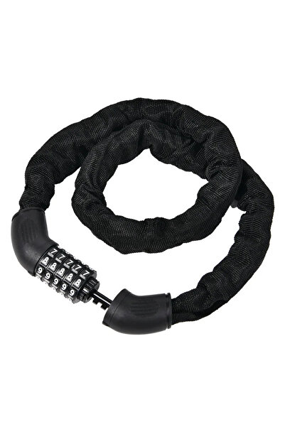 Choice قفل سلسلة دراجة نارية أسود، قفل أمان مضاد للسرقة، رمز مركب مكون من 5 أ...