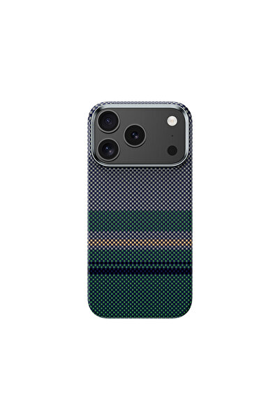 Benks iPhone 17 Pro Max Uyumlu Kılıf M-safe Şarjlı Karbon Fiber Aurora ArmorP...