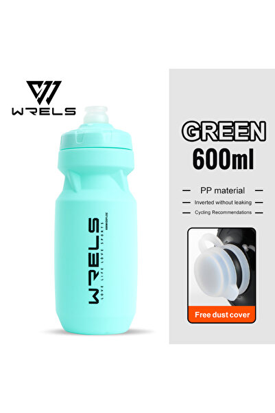 Choice SKY BLUE WRELS 600ML PP Bicycle Water Bottle Squeeze Out Water Leak-Pr...