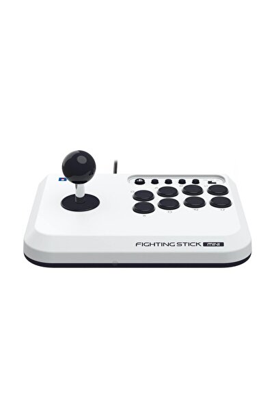 Hori Controller with Cable, Fighting Stick Mini, PlayStation 5, PlayStation 4, Arcade, White
