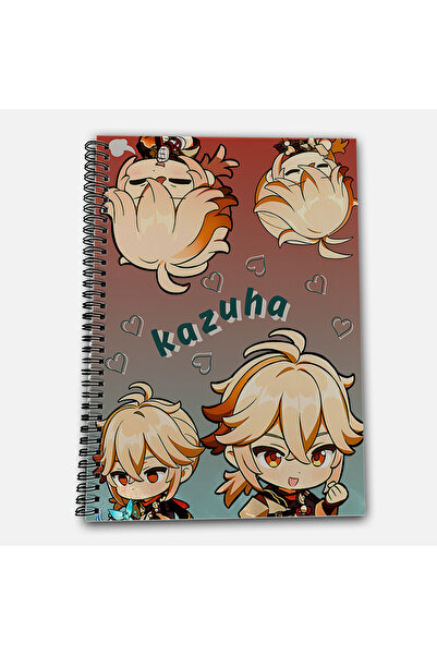 Define Moyas Genshin Impact Kazuha Checkered A4 School Notebook 72 Sheets Model 1