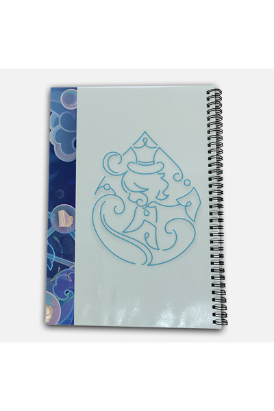 Define Moyas Genshin Impact Furina Checkered A4 School Notebook 72 Sheets Model 2