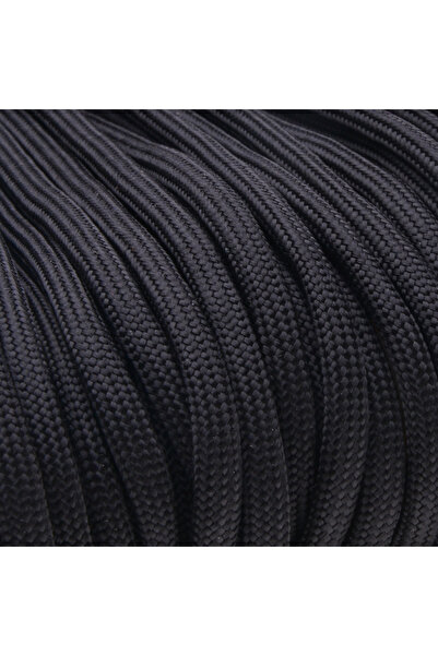 Choice حبل باراكورد مضفر أسود بطول 5 أمتار، 5 أمتار/20 مترًا/31 مترًا، بسمك 4...