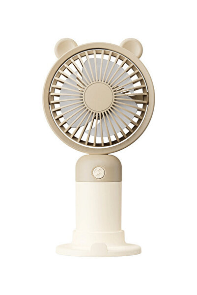 Techmaster Taşınabililir Mini Usb Şarjlı 3 Kademeli El Masaüstü Vantilatör Fa...