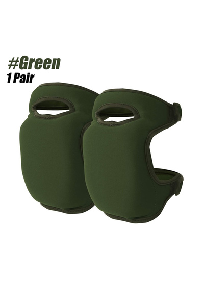 Choice زوج واحد من وسادات الركبة الخضراء، واقيات الحدائق الرياضية، وسائد الرك...