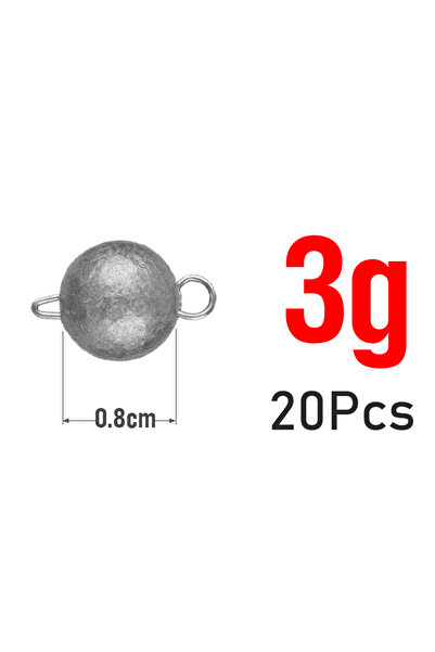 Choice 3G-20Pcs 10/20Pcs Sinkers أوزان صيد السمك من الرصاص في المياه المالحة ...